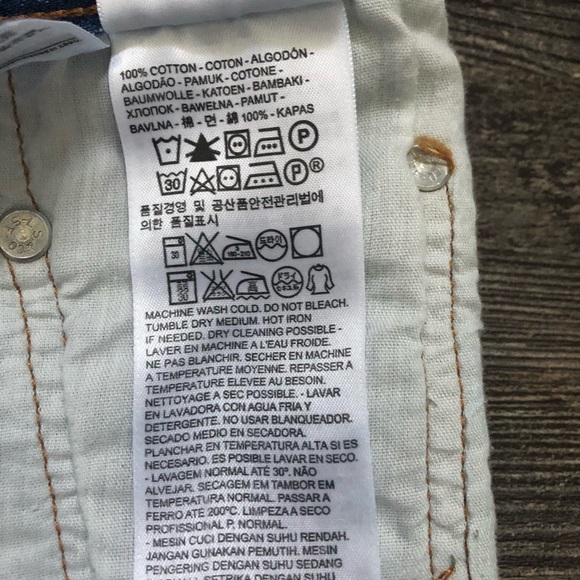 Levi’s 501 Cut Off Shorts in Sierra Oasis - Picture 7 of 7